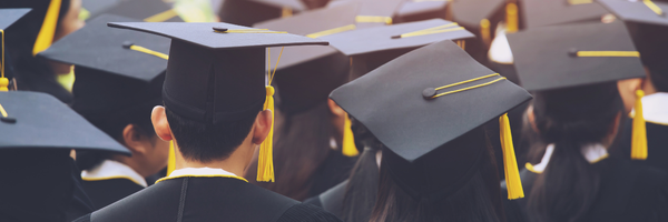 New Graduates with Caps
